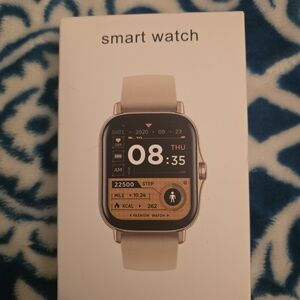 Smart Watch with Rose Gold Strap